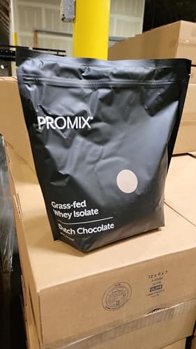 Promix Nutrition chocolate whey isolate blends with organic cocoa for rich flavor