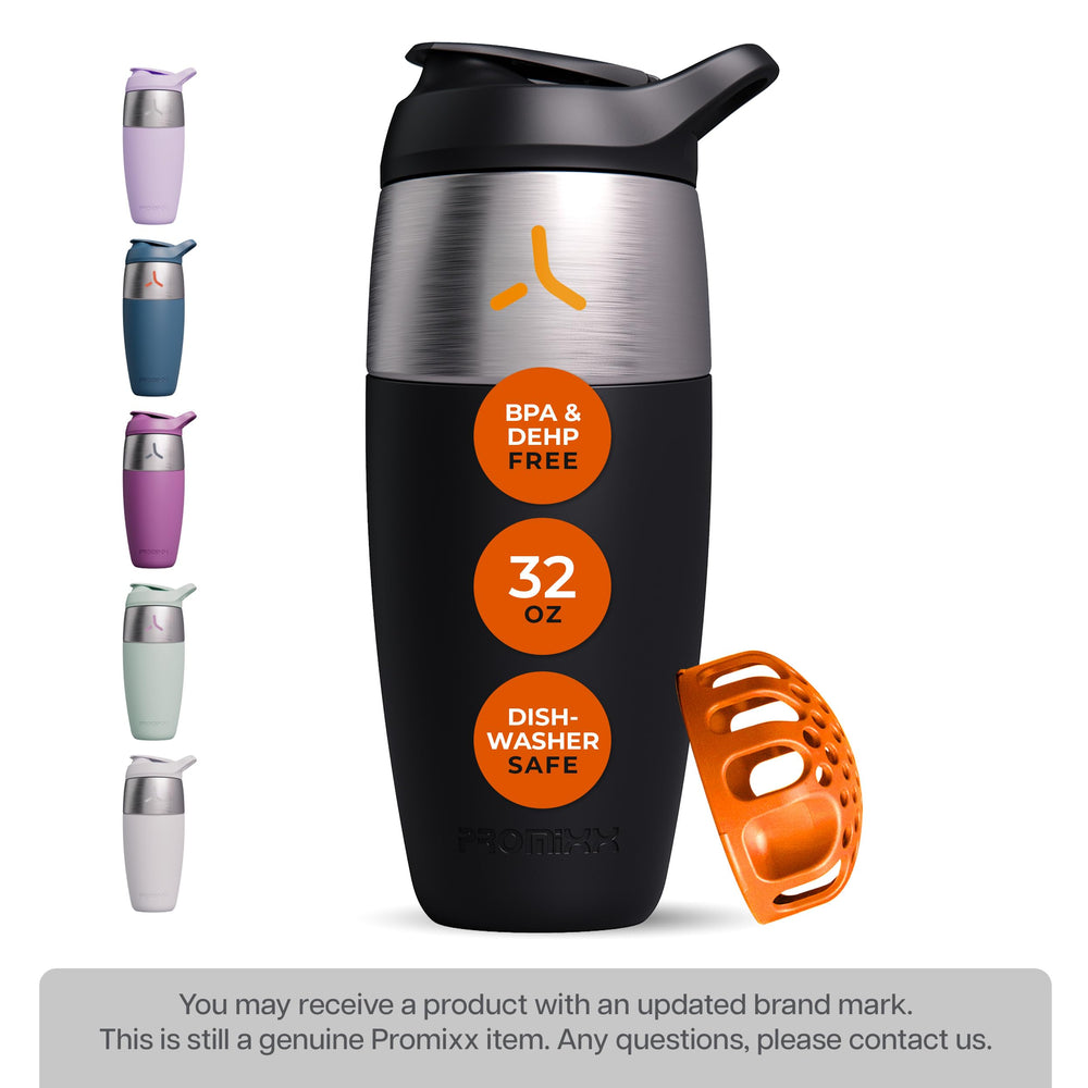 Promixx leak-proof lid keeps shakes secure in your gym bag
