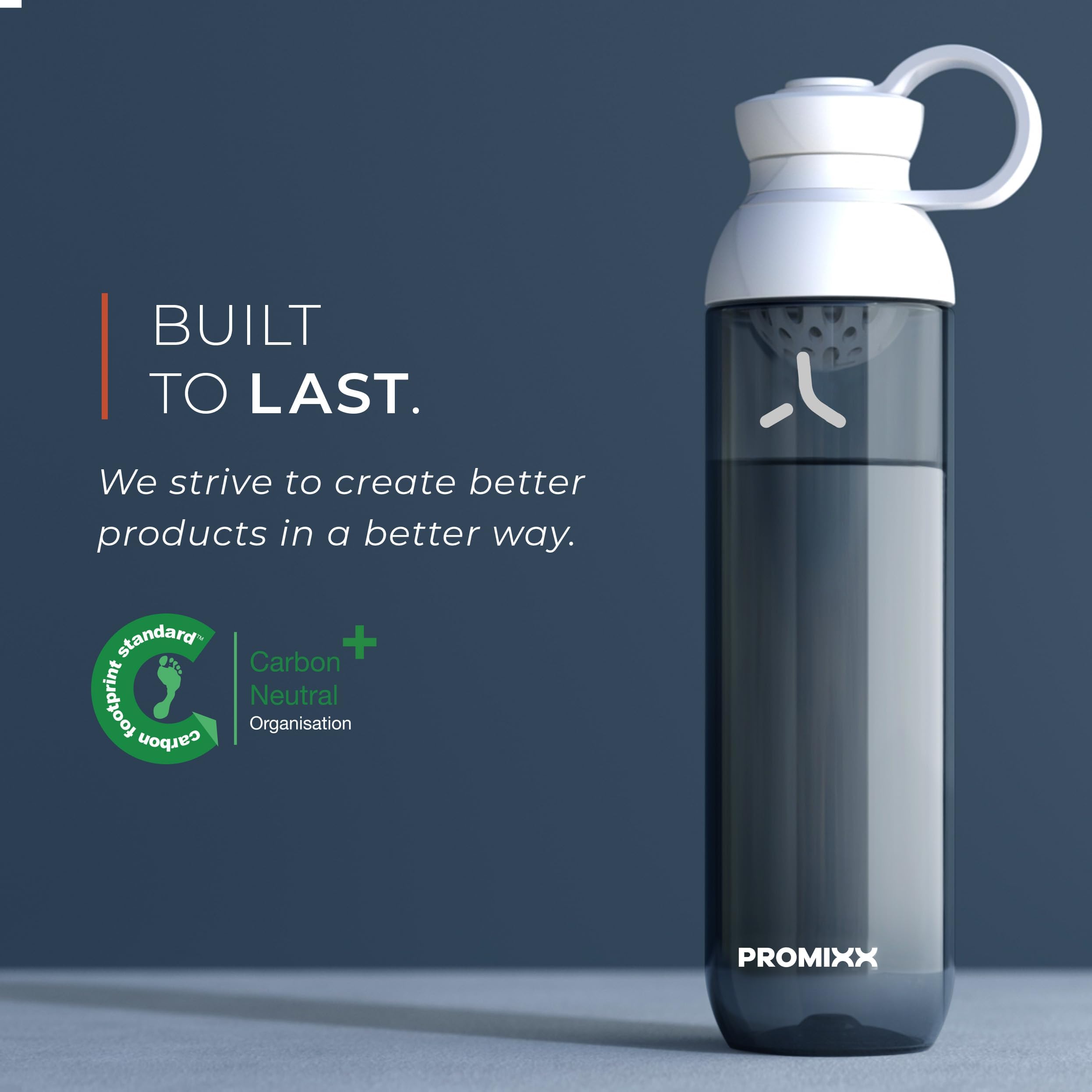 Promixx FORM bottle at gym workout highlights spill-free design