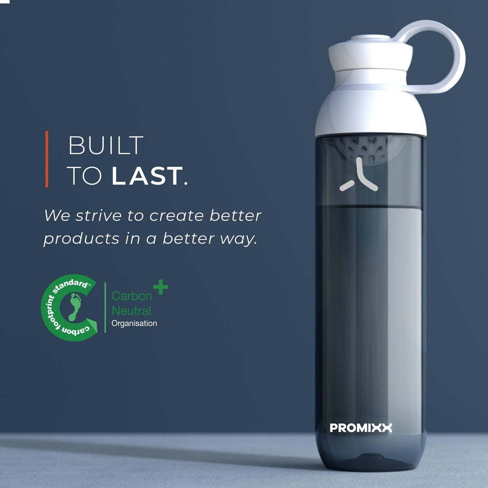Promixx FORM bottle at gym workout highlights spill-free design
