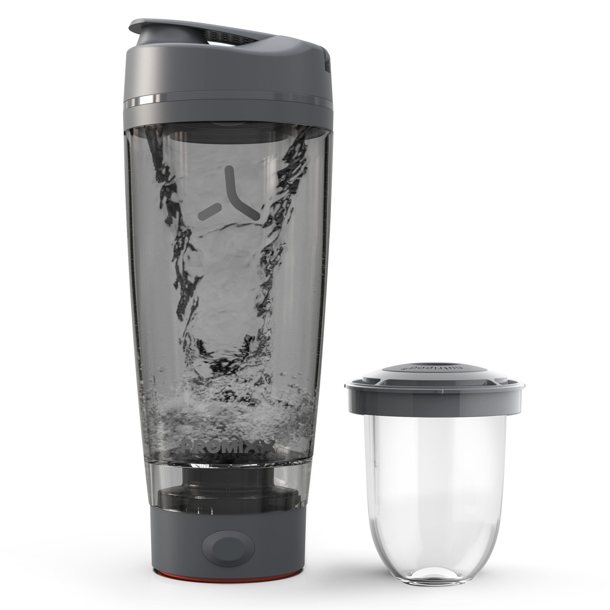 Promixx Pro NutriPOD storage demonstrates on-the-go supplement organization.