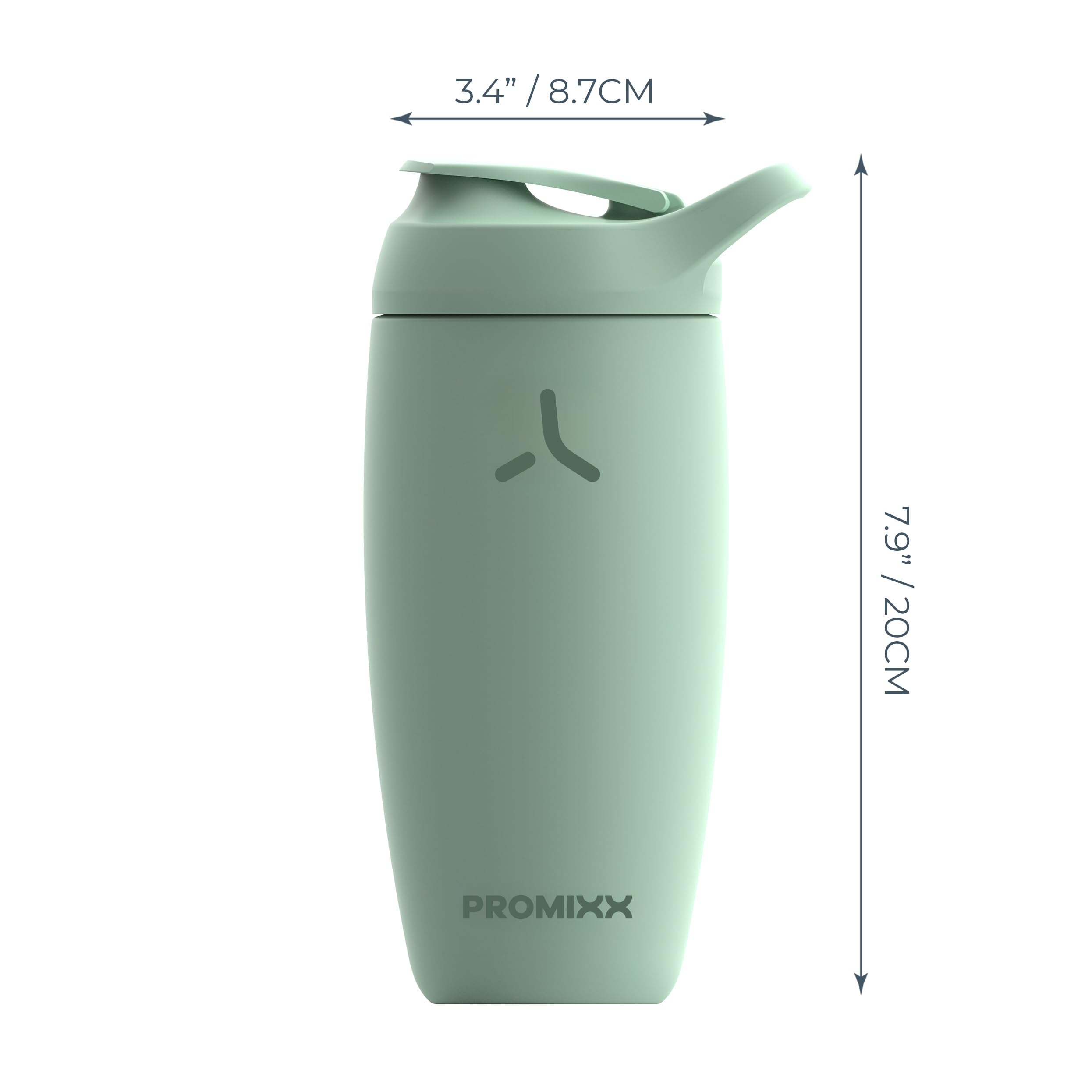 Promixx Pursuit insulated design keeps shakes cold during workouts