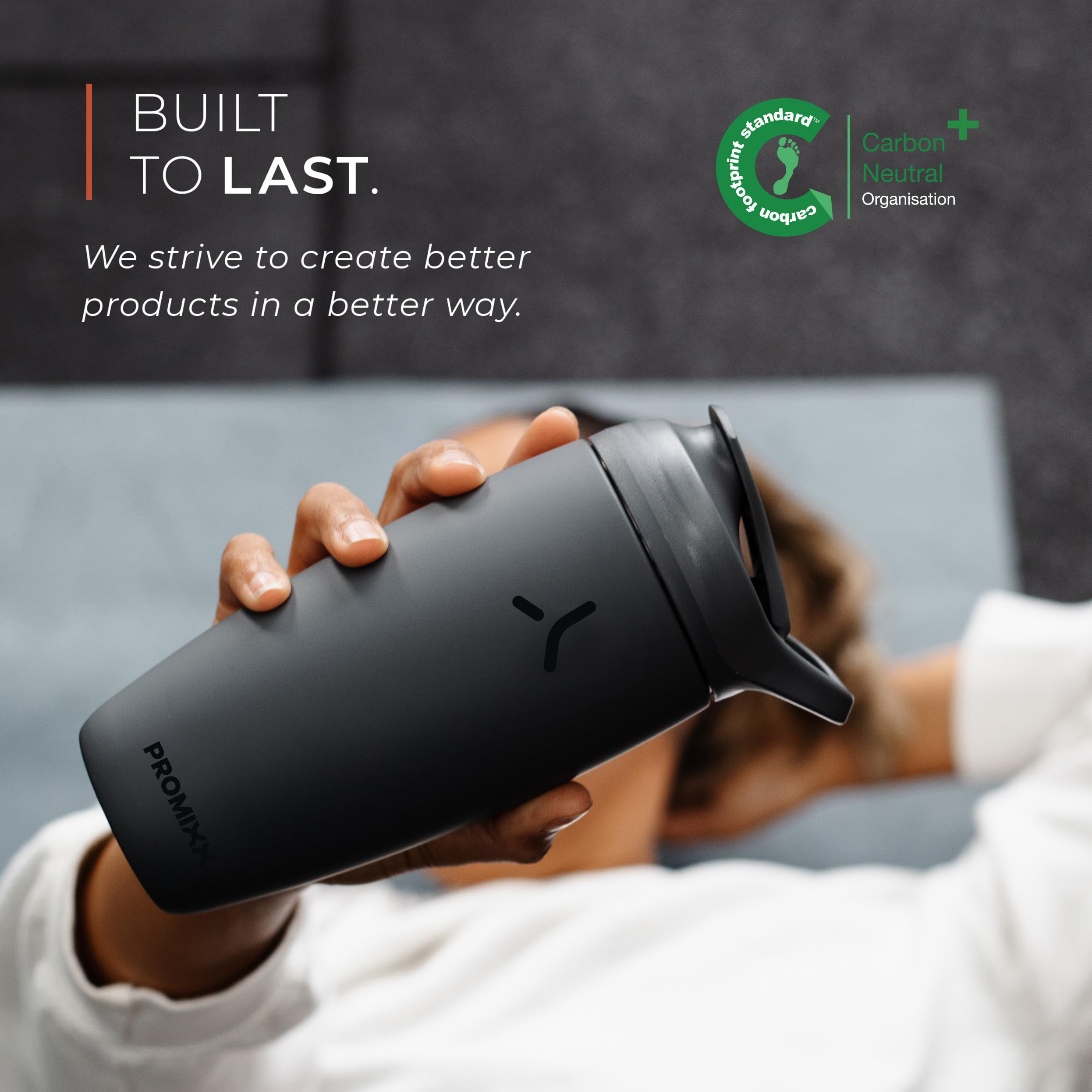 Close-up of the stainless steel finish on the Promixx Pursuit.