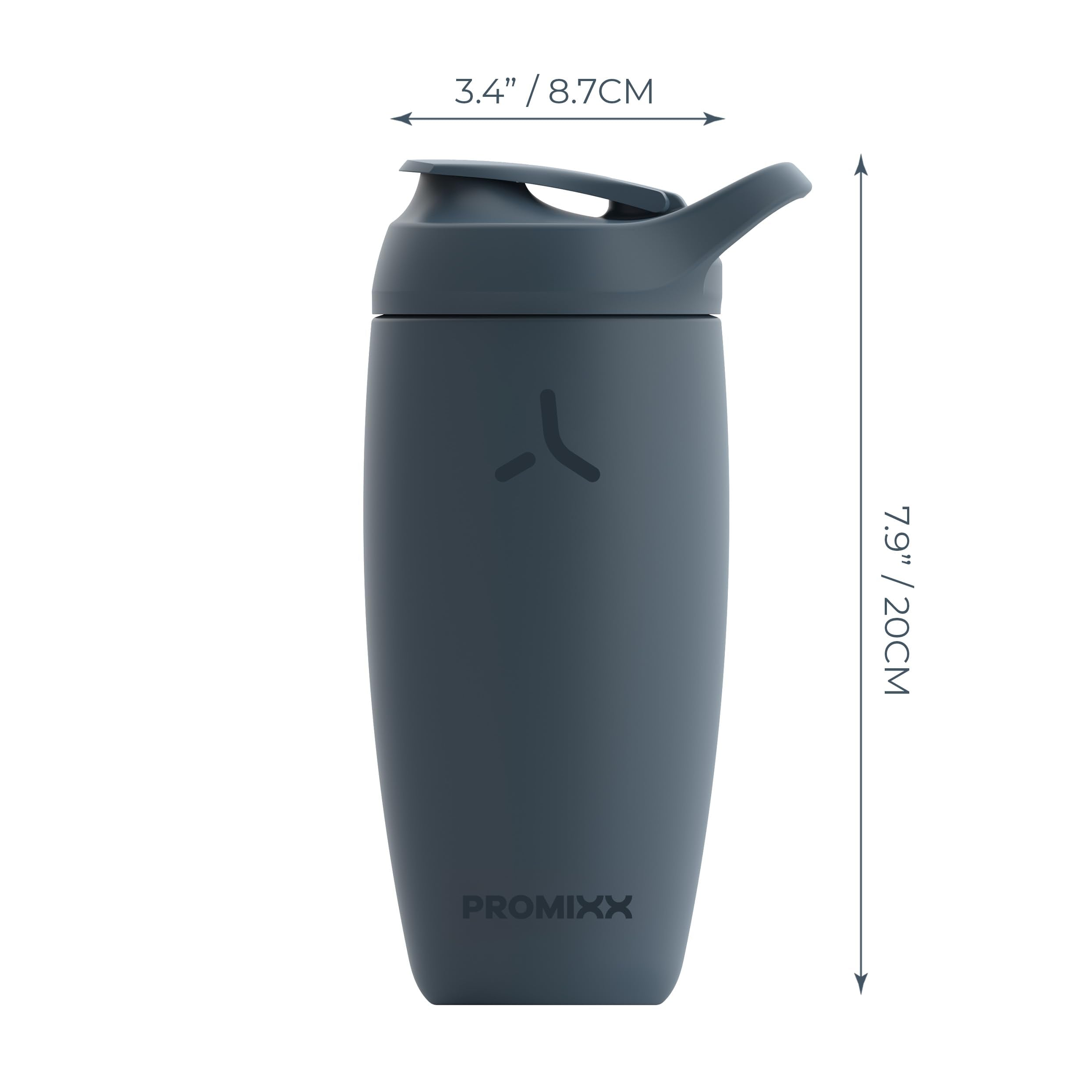 Promixx Pursuit in use during a gym session for post-workout shakes.