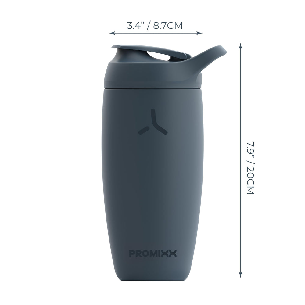 Promixx Pursuit in use during a gym session for post-workout shakes.