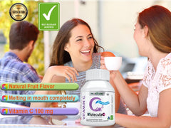 PRONUCARE Vitamin C buccal lozenge slow-dissolve shows optimized absorption for fast daytime boost.