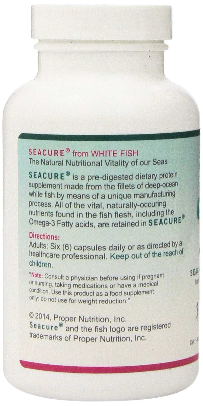 Proper Nutrition Seacure capsules ready for easy daily supplementation