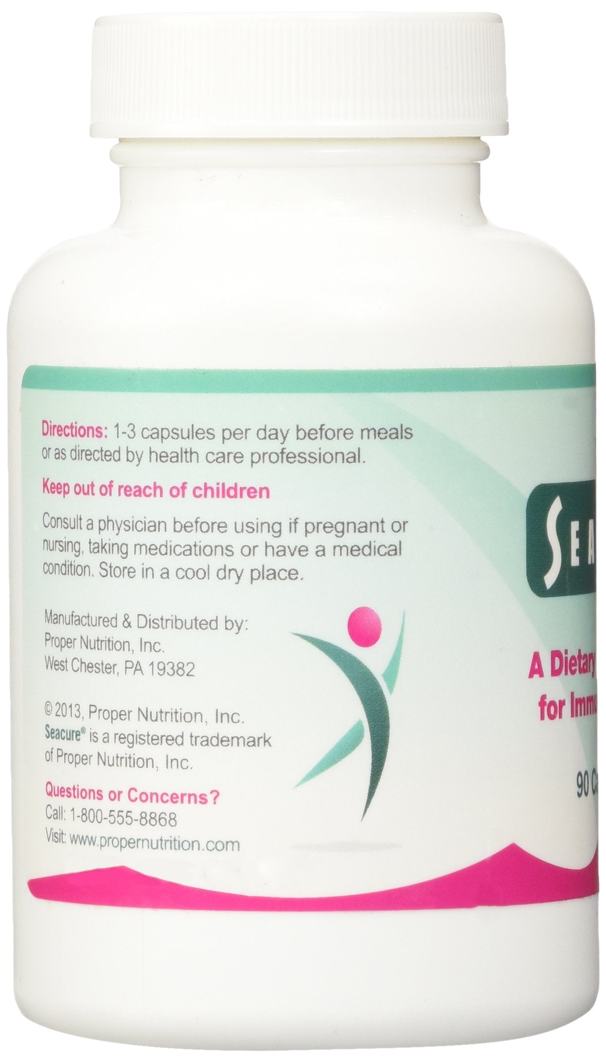 Proper Nutrition SeaVive bottle top view ready for daily routine