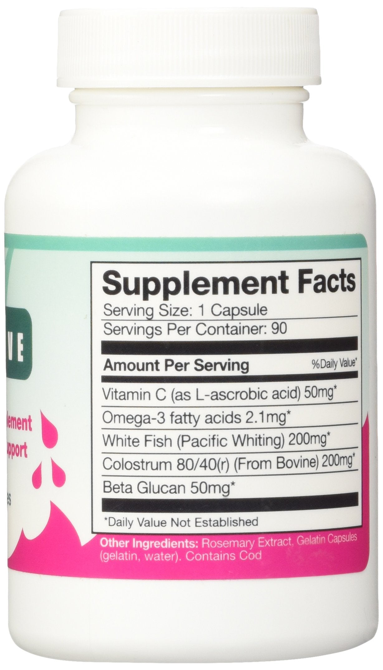 Proper Nutrition SeaVive capsules closeup showing convenient daily use