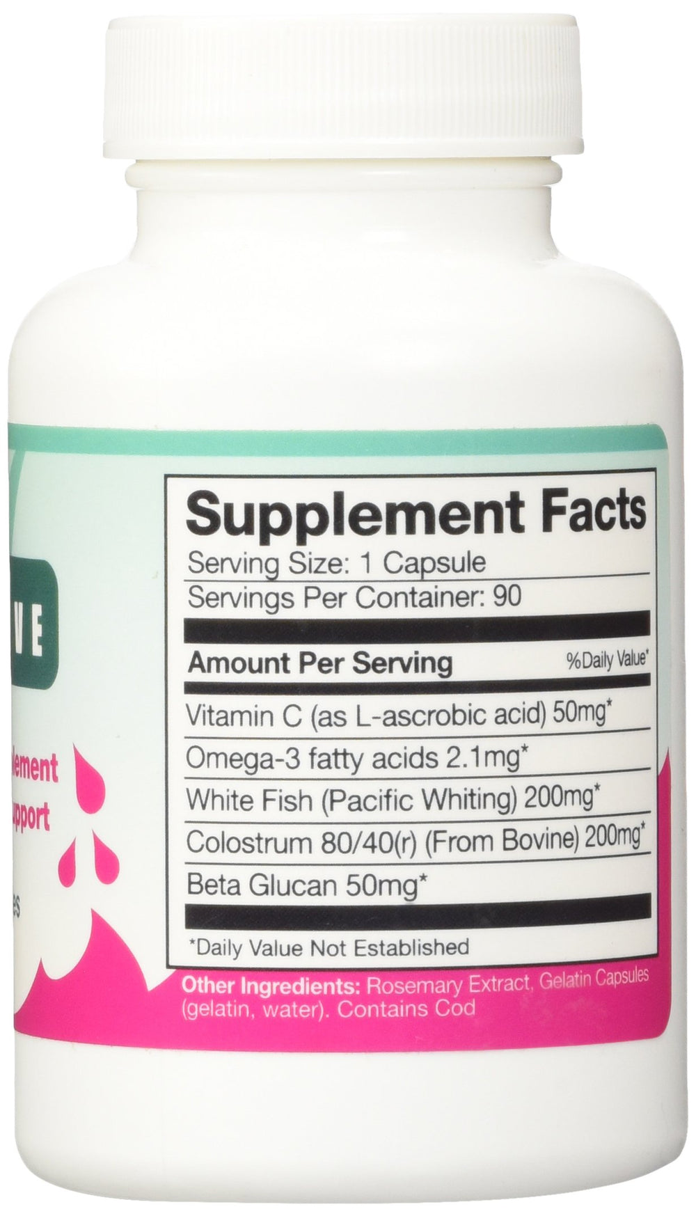 Proper Nutrition SeaVive capsules closeup showing convenient daily use