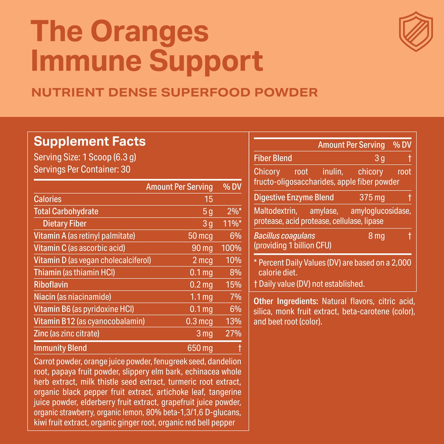 One-scoop Proper mix dissolves easily in water for a quick immunity boost.