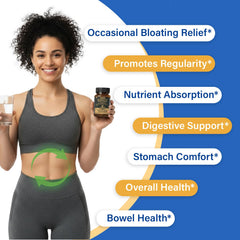 Proriginal enzyme blend ingredients panel highlighting bromelain and papaya enzymes.