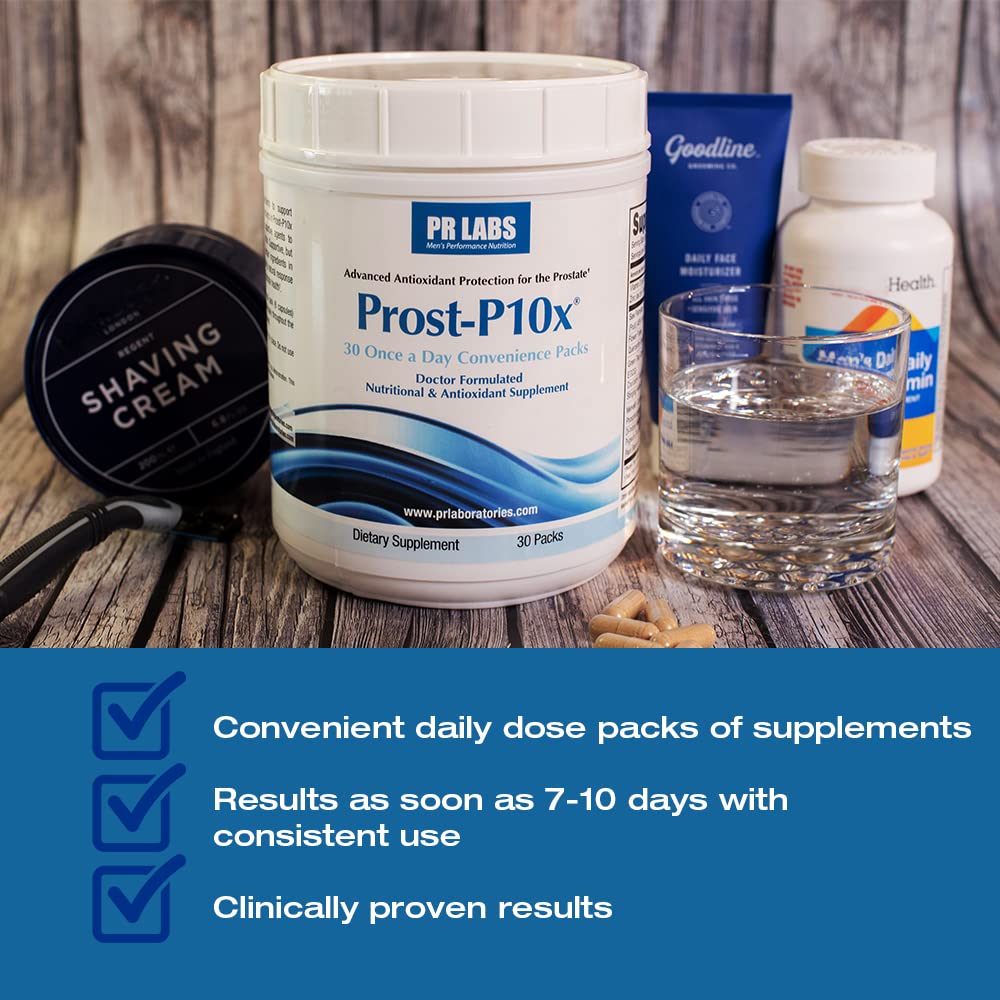 Prost-P10x daily routine image suggests simple use for consistent support.
