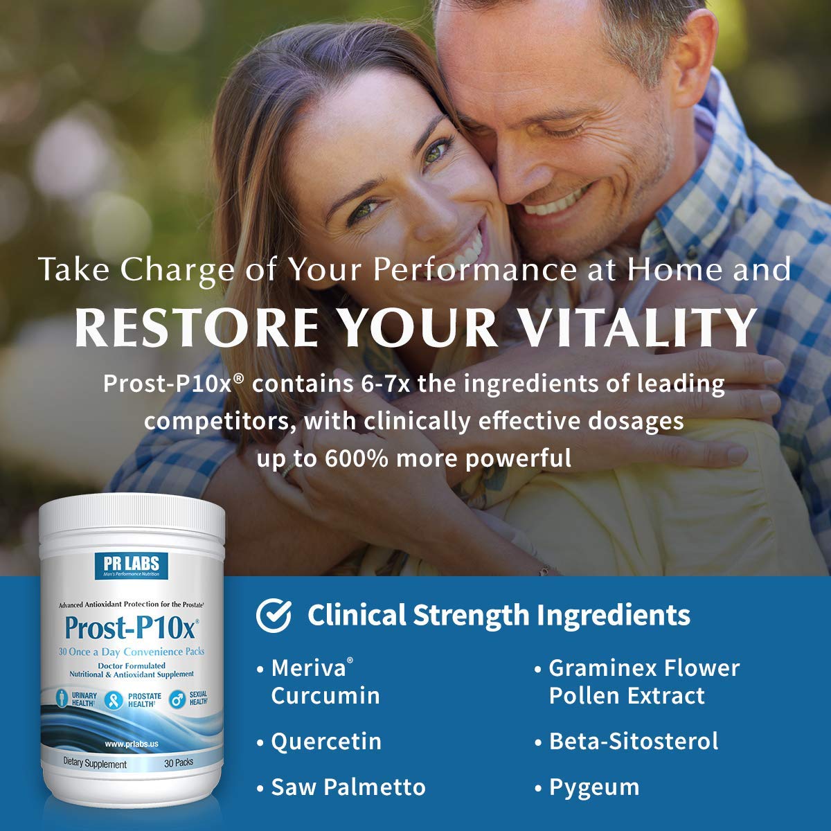 Prost-P10x packaging shows USA-made facility for quality control.
