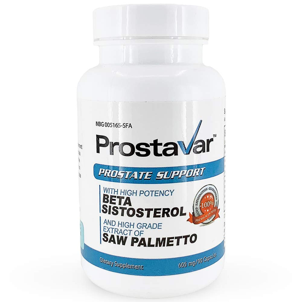 Prostavar capsules closeup highlight easy-to-swallow capsules for daily prostate support.