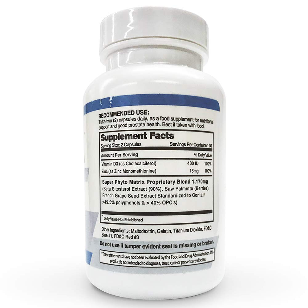 Prostavar Ultra packaging on a shelf with natural branding and clear prostate health messaging.