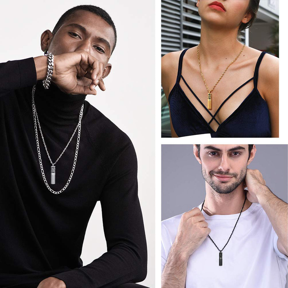 PROSTEEL Diffuser Necklace worn to enjoy portable aroma during daily activities