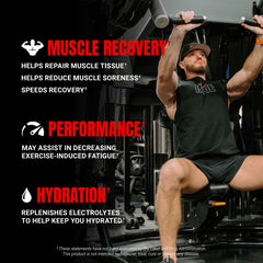 PROSUPPS HydroBCAA Texas Tea being poured into a glass for easy mixing