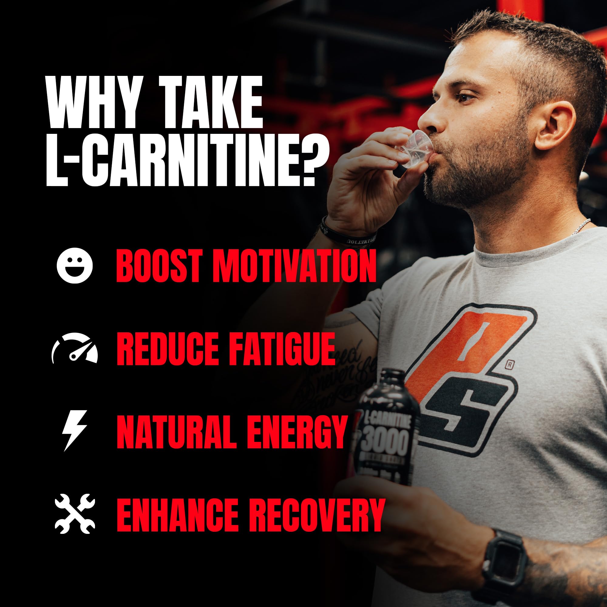 PROSUPPS L-Carnitine 3000 bottle stored in fridge maintains freshness.