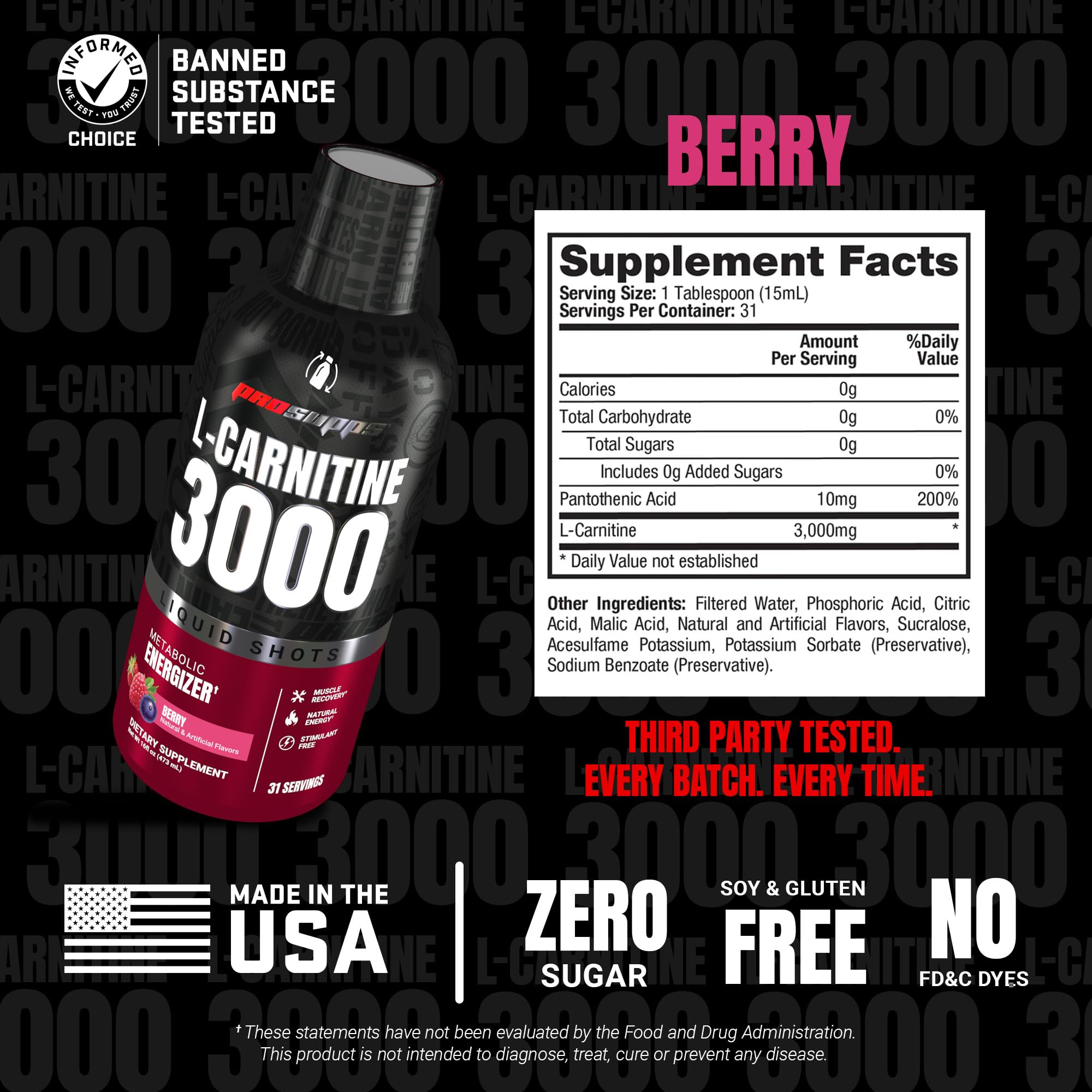 PROSUPPS L-Carnitine 3000 ready in gym bag for on-the-go sessions.