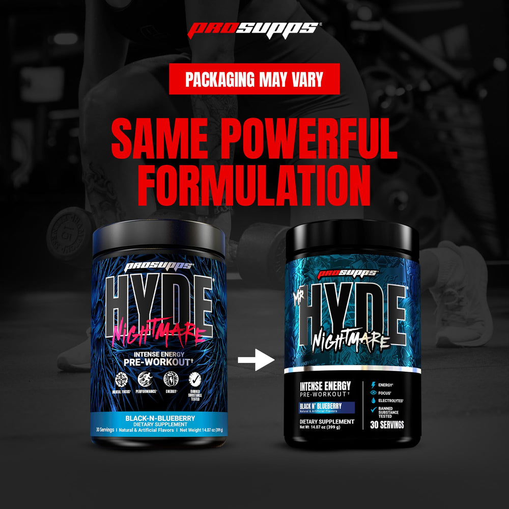 Gym scene featuring PROSUPPS Mr. Hyde Nightmare use during training