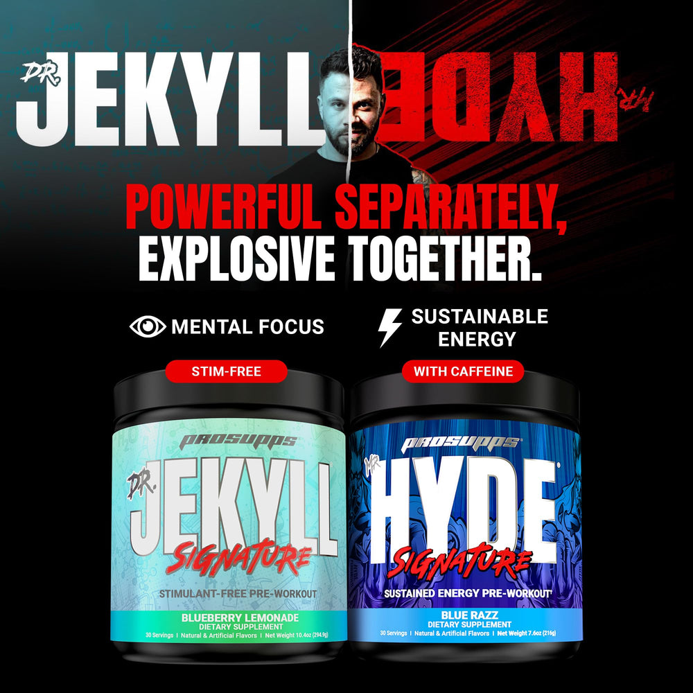 Shaker with Mr. Hyde Xtreme fruit punch mix ready for training