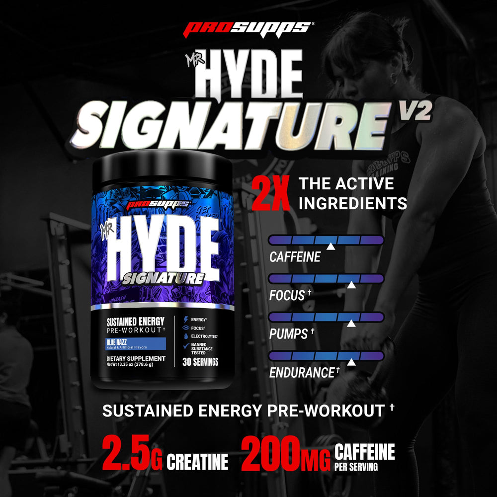 PROSUPPS Mr. Hyde Signature V2 scoop dispensing before training