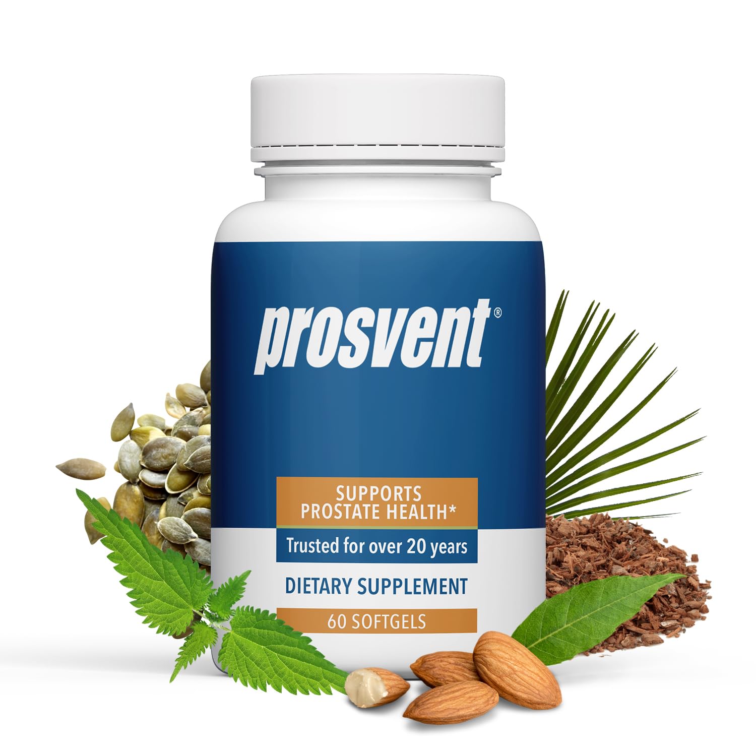 Prosvent Advanced Prostate Support bottle front for daily urinary comfort.