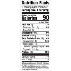 Protein One Strawberries and Cream bar wrapper close-up highlighting keto-friendly labeling.