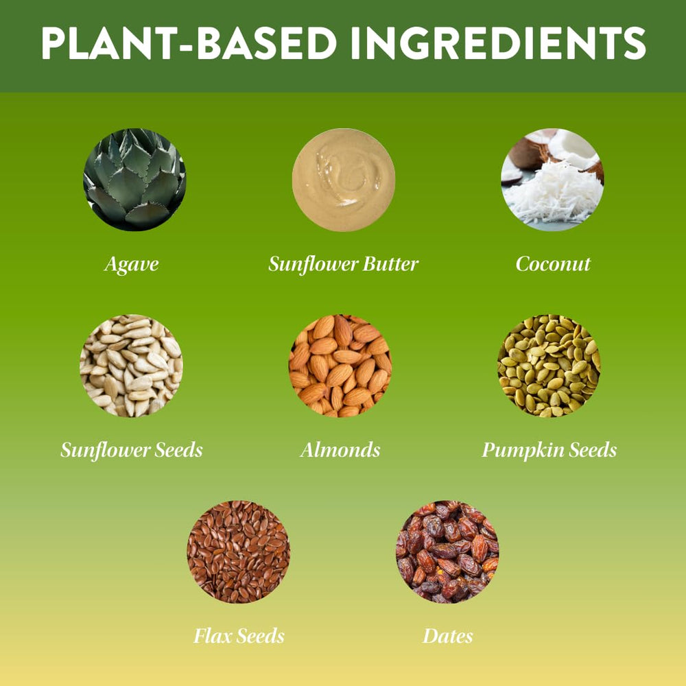 Protein Puck bar with oats and dried fruit illustrates real-food nutrition