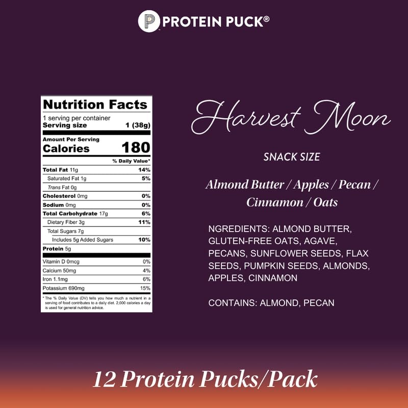 Protein Puck on-the-go mini-bar: portable nutrition for workouts, hikes, and travel.