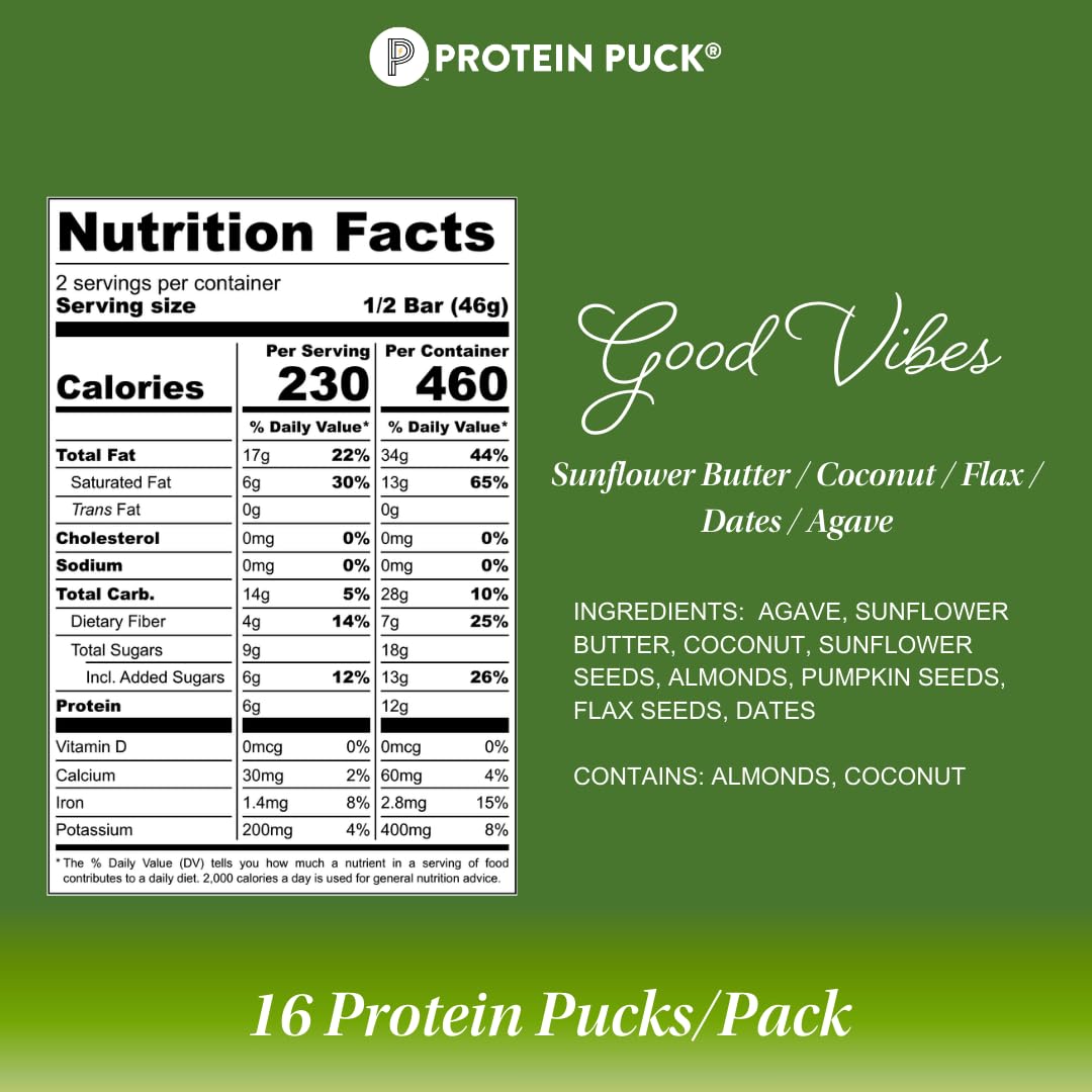 Protein Puck single-serving wrap in gym bag emphasizes on-the-go convenience