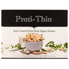Serving idea with Proti-Thin snacks and vegetables