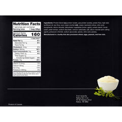 Proti-Thin zipper snacks nutrition panel highlights 15g protein per serving