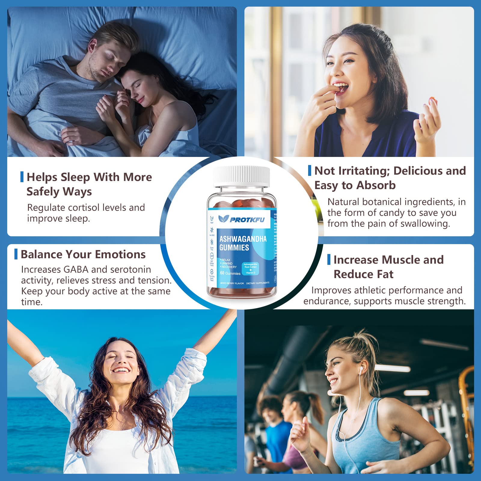 ProTKFU Vitamin D3 Gummies bottle highlighting vitamin D for daily support.