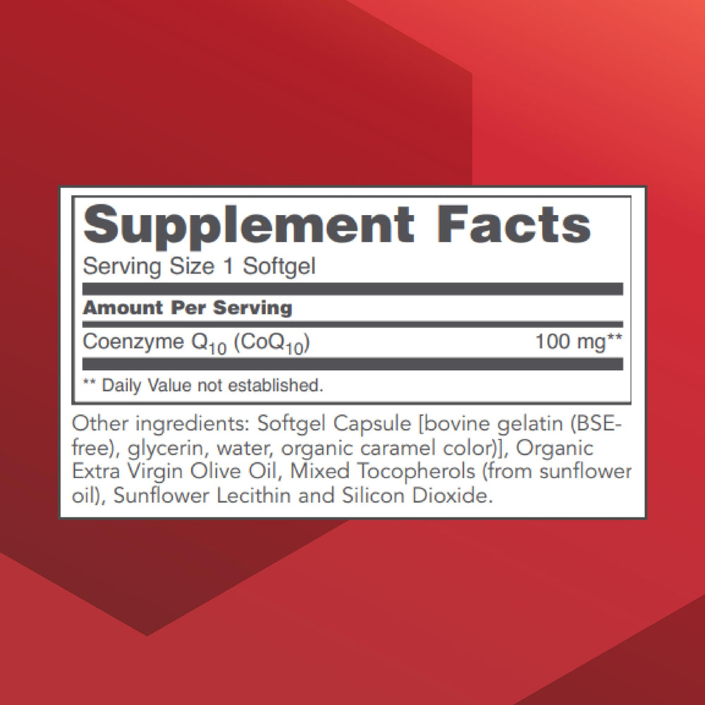 Protocol for Life Balance CoQ10 softgel close-up highlights smooth texture for daily use.