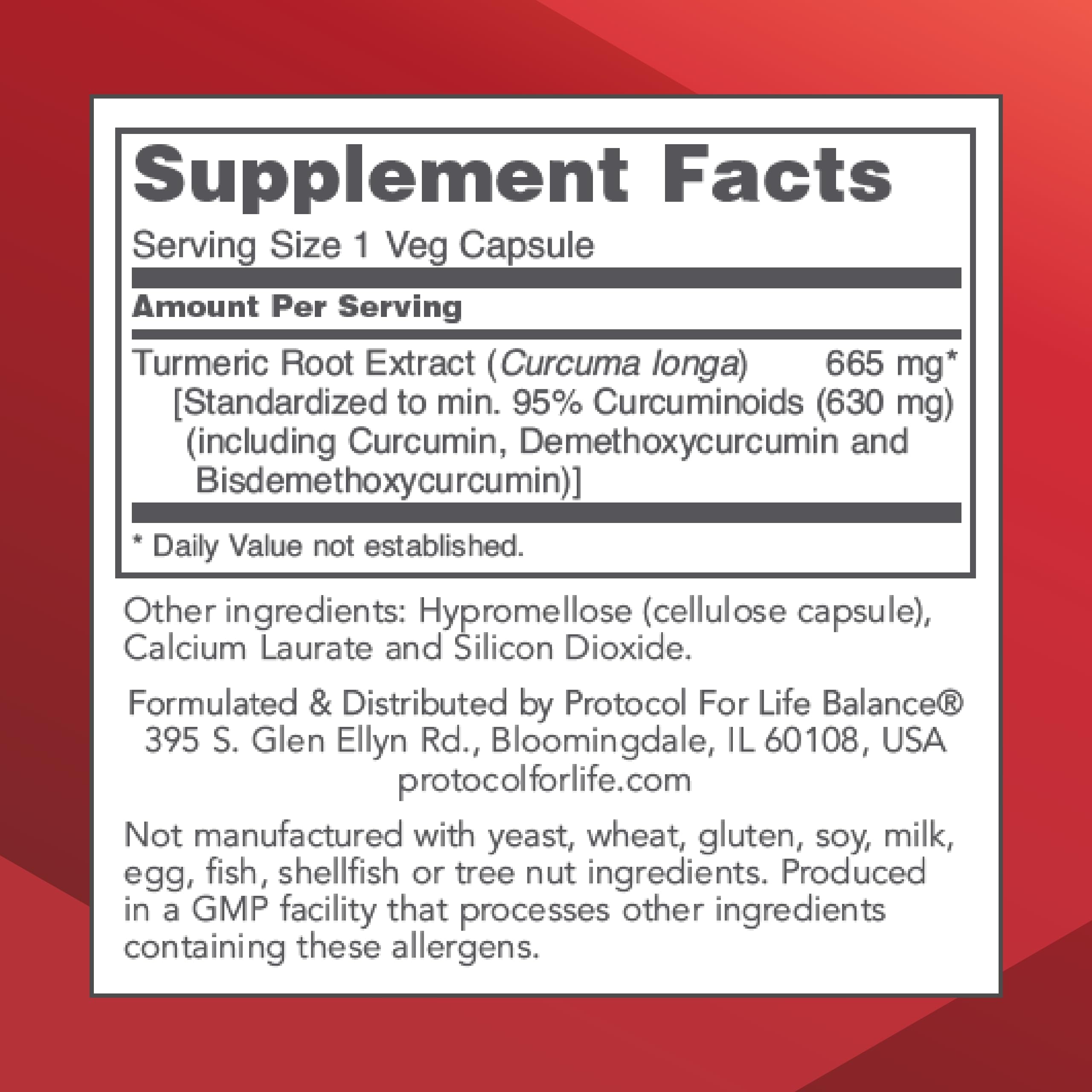 Protocol Curcumin Turmeric capsules close-up for daily support