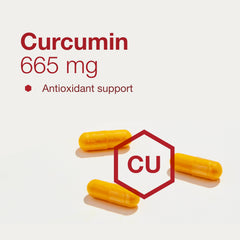 Protocol Curcumin Turmeric capsules poured into a hand for daily use