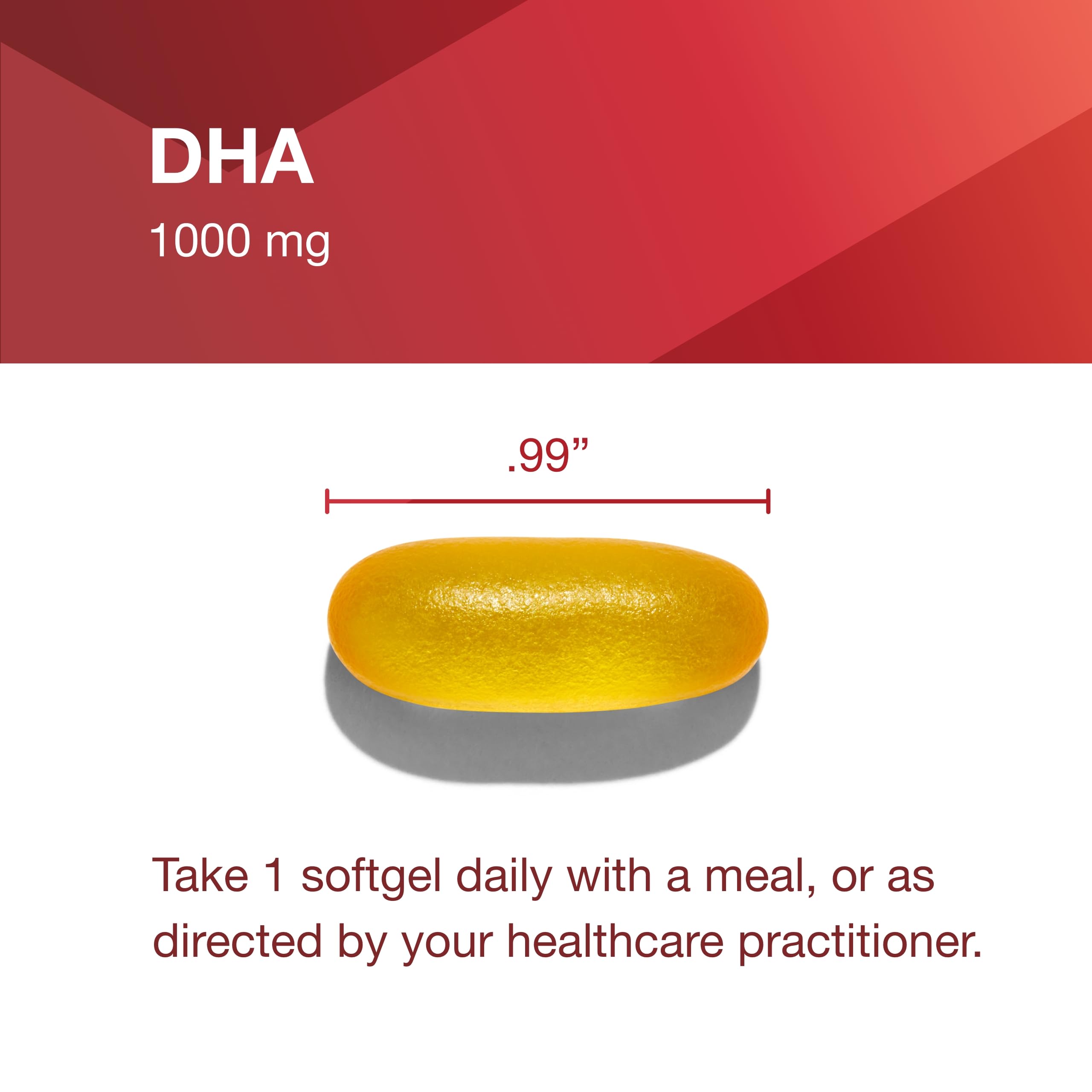 PROTOCOL FOR LIFE BALANCE DHA-1,000 easy-swallow softgel design.