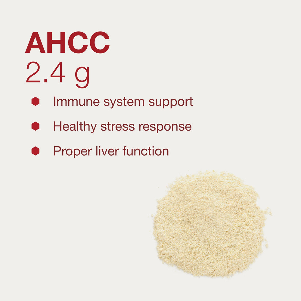 PROTOCOL FOR LIFE BALANCE AHCC Powder ingredients highlight mushroom-derived extract