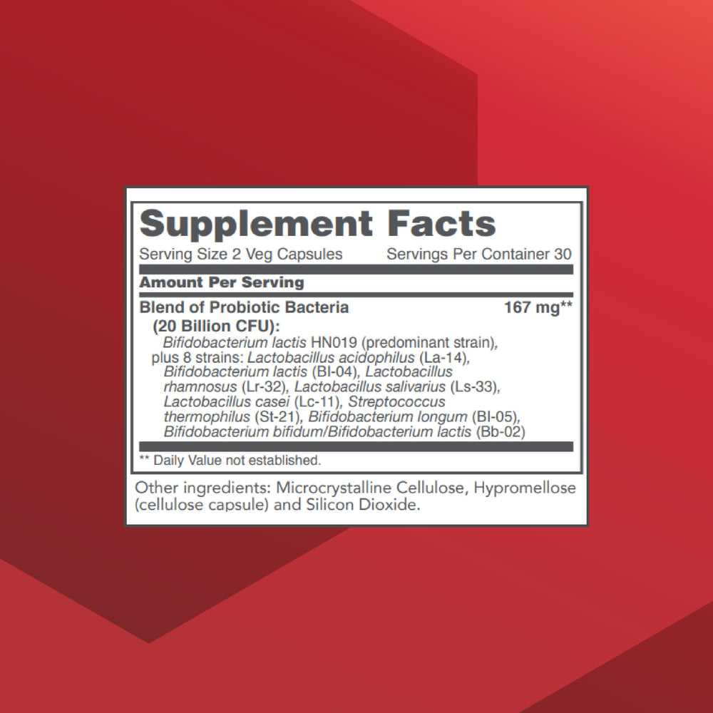 Bifido Digest label highlights dairy-free and non-GMO ingredients.