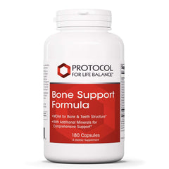 Protocol for Life Balance Bone Support Formula bottle front view highlights daily bone wellness