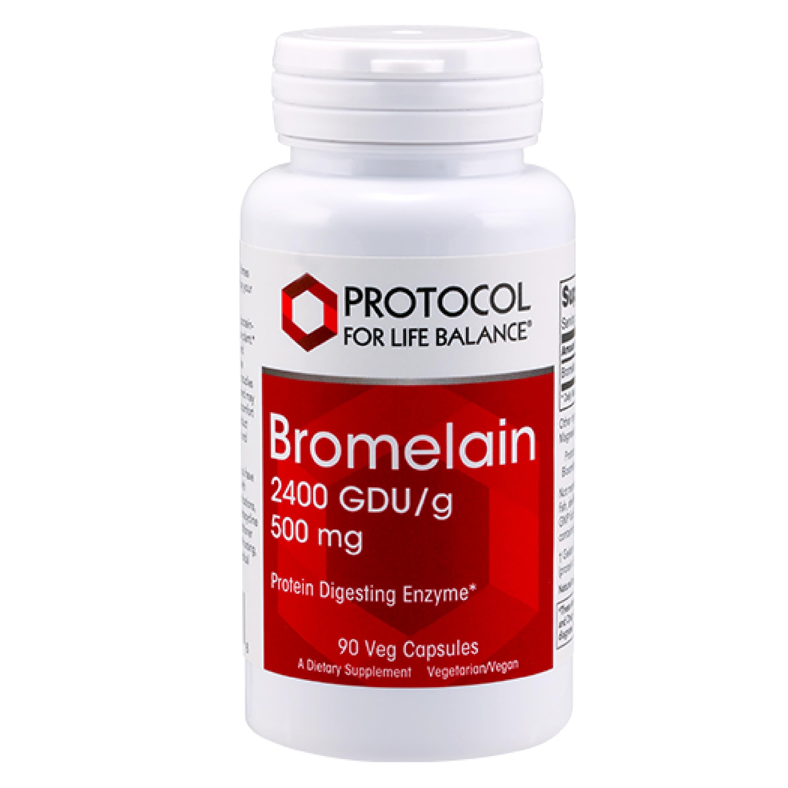 Protocol for Life Balance Bromelain capsules bottle for protein digestion support