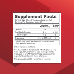 PROTOCOL FOR LIFE BALANCE D-Mannose powder scoop demonstrates easy dosing for bladder wellness.