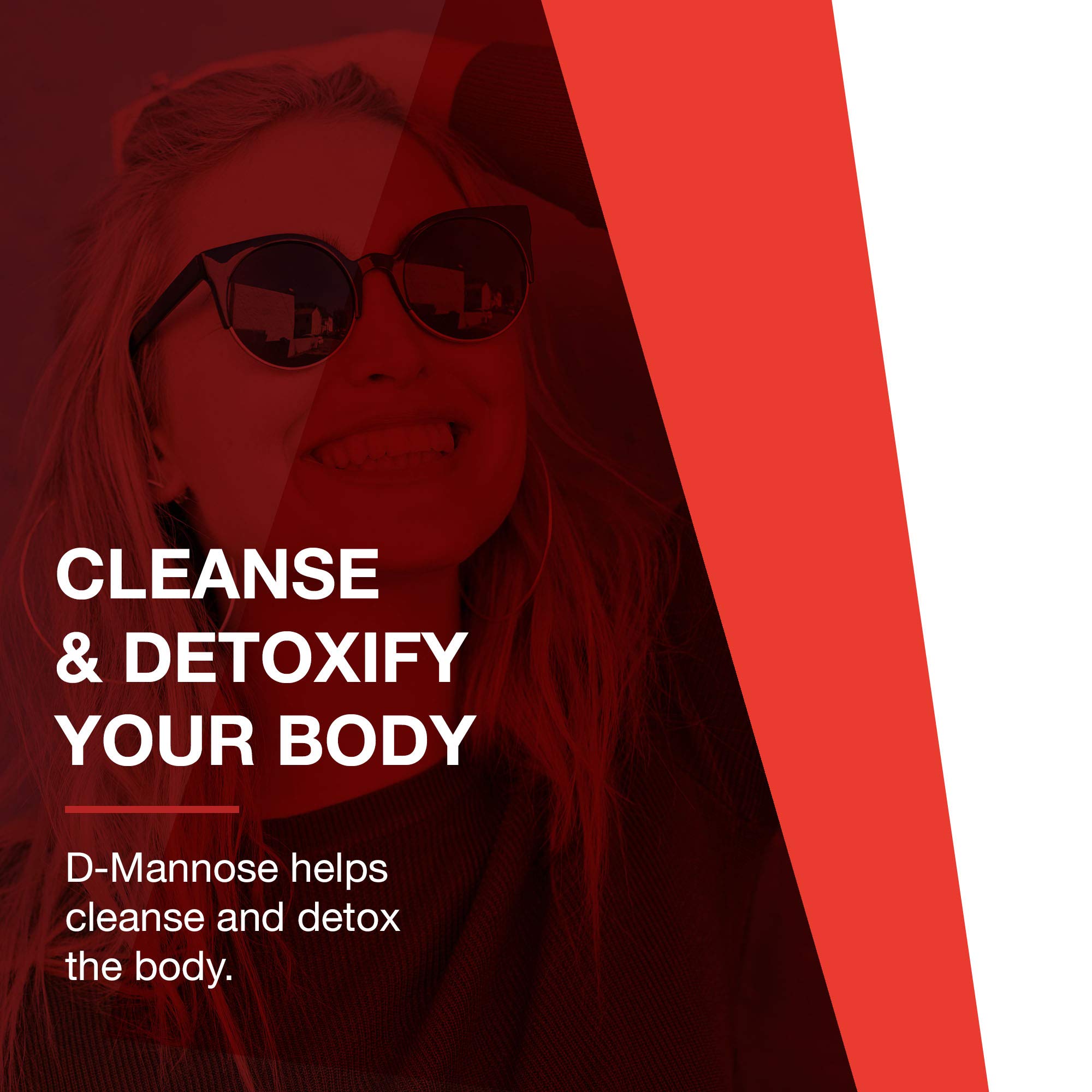PROTOCOL FOR LIFE BALANCE D-Mannose powder storage jar conveys long shelf life.