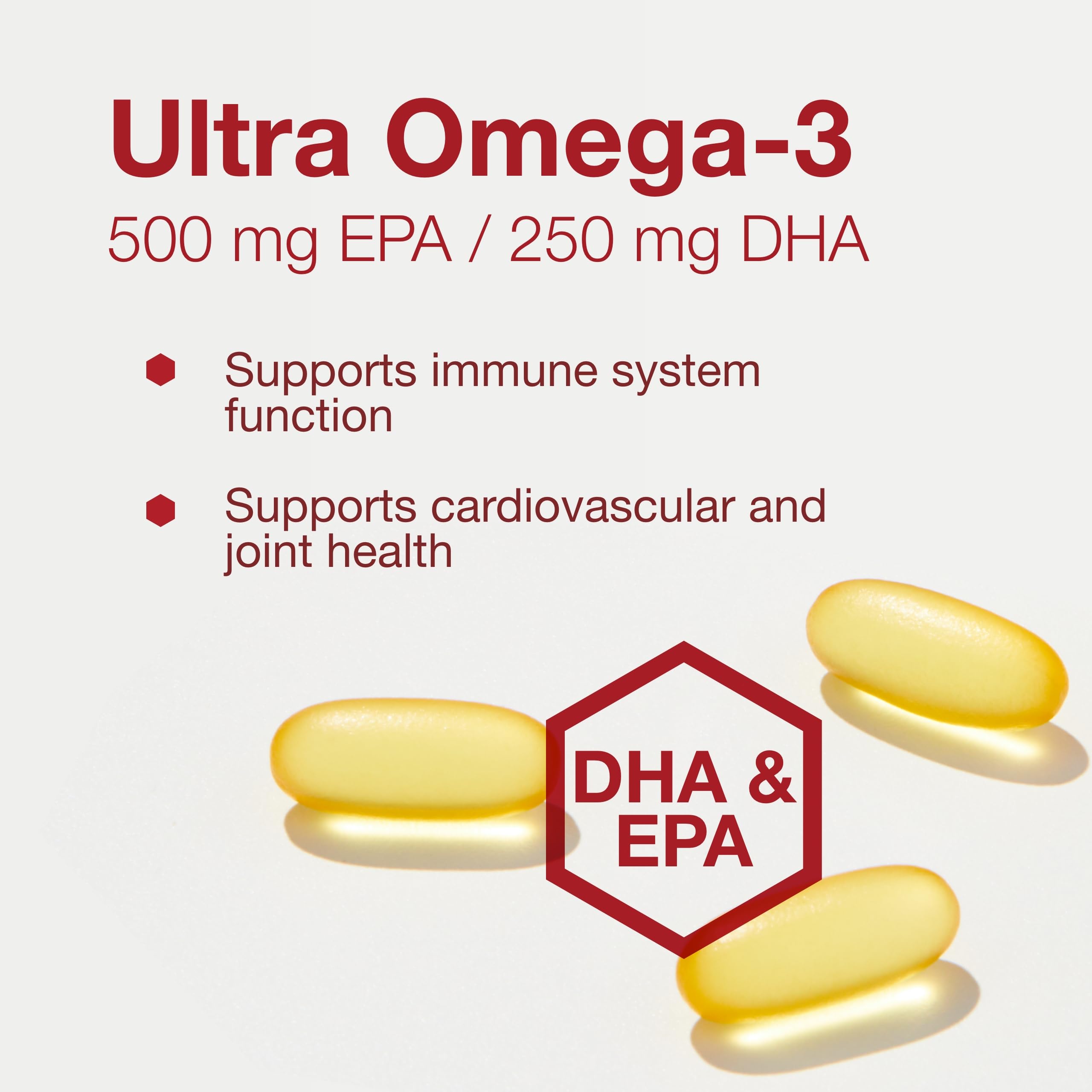 EPA DHA softgel close-up indicating high‑purity fish oil for overall wellness from Protocol for Life Balance.