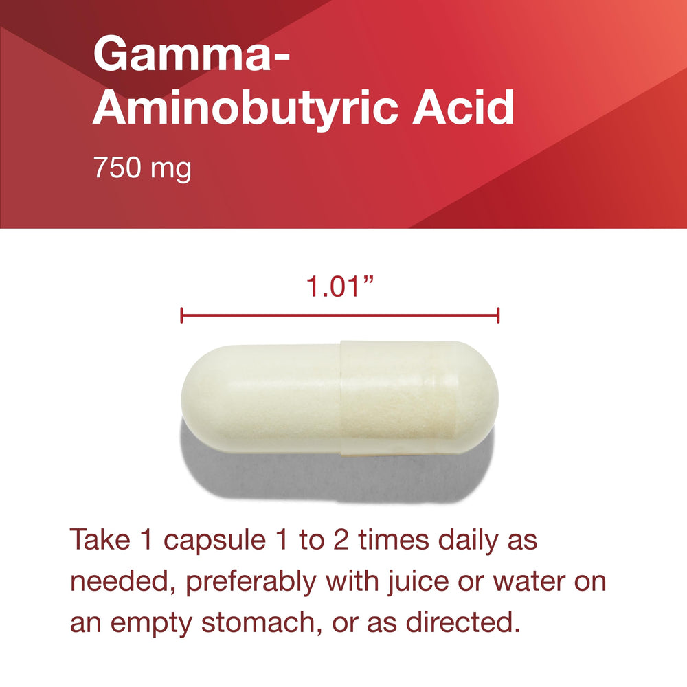 GABA capsules on a desk setup suggesting a calm daily routine
