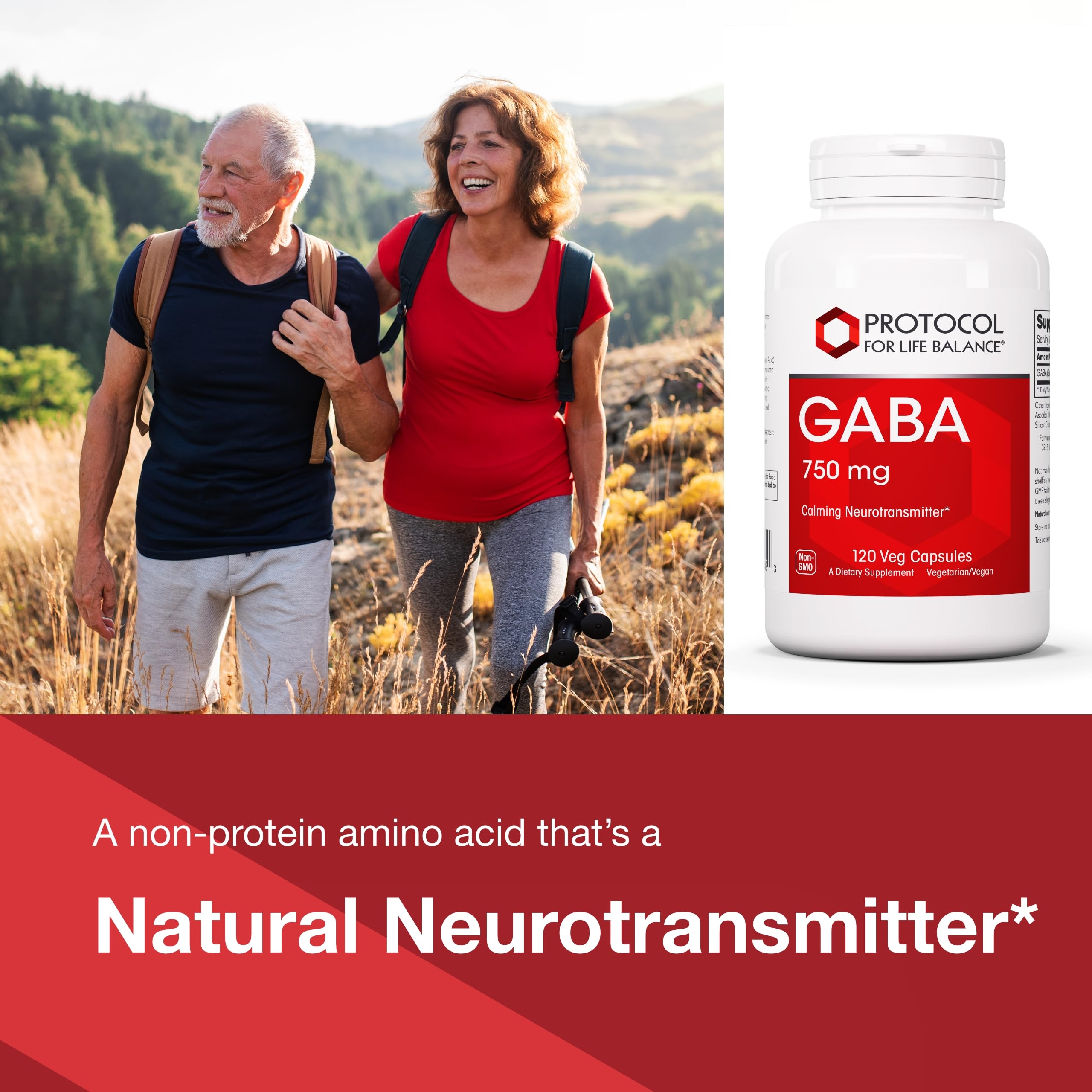 GABA capsules illustrating easy-to-swallow vegan capsules for daily use