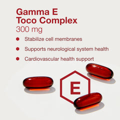 PROTOCOL FOR LIFE BALANCE Gamma E Toc Complex softgels closeup of capsules