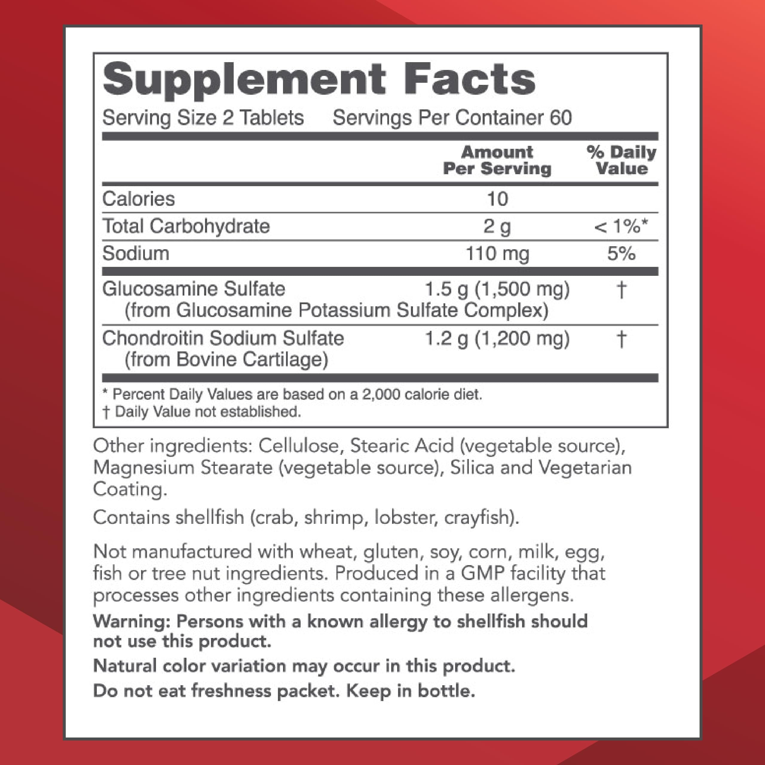 Close-up of PROTOCOL FOR LIFE BALANCE tablets for adult joint support.